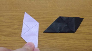 両三角錐の作り方2-1